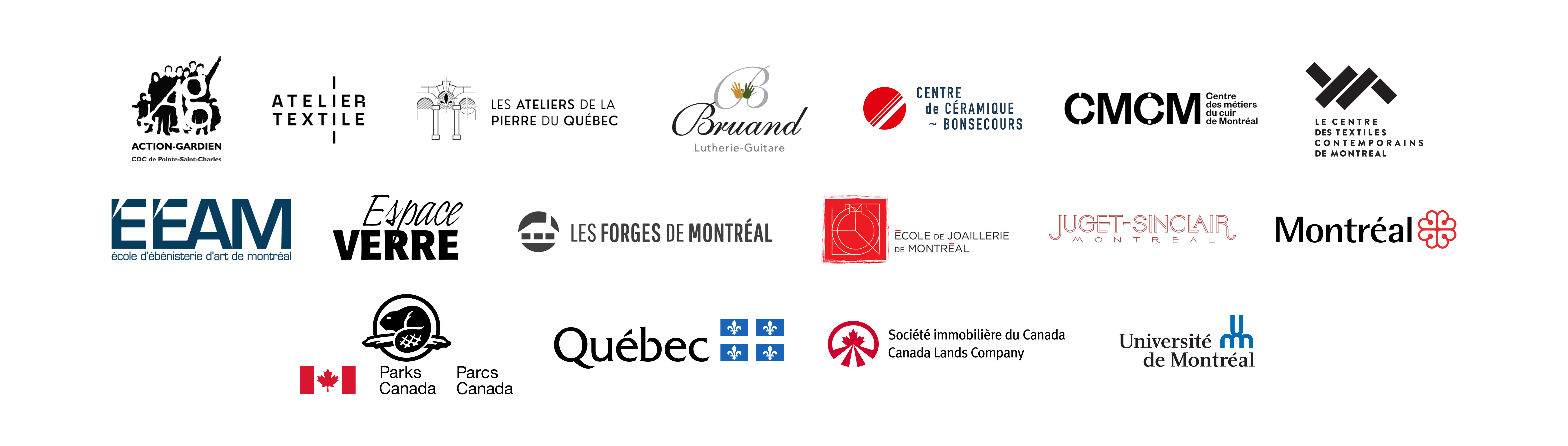 Logos partenaires QMA Logos partenaires QMA