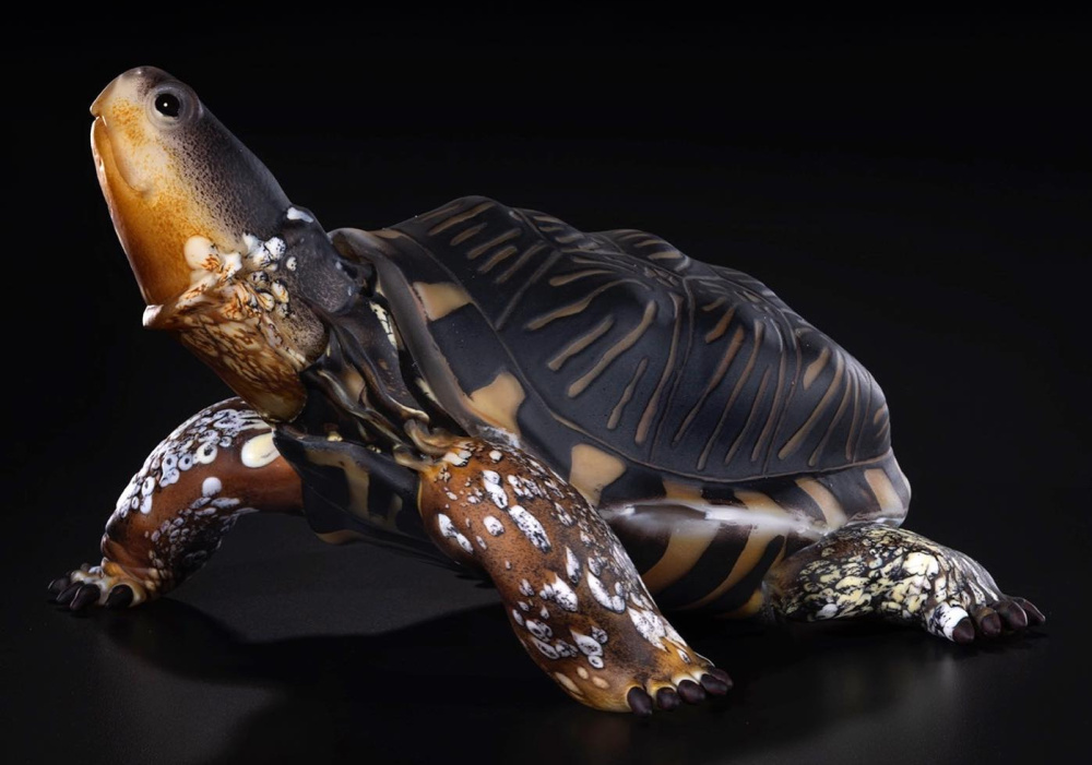 COMPLET Sculpture en verre soufflé